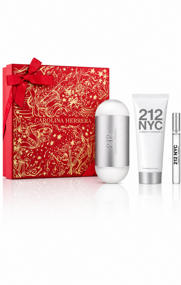 Carolina Herrera 212 Women EDT 100 ml Set 3 Piezas