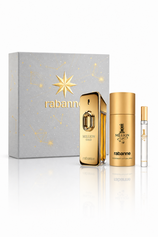 Rabanne Million Gold Intense EDP 100 ml Set 3 Piezas